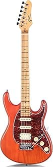 Electric Solid Body Guitar Modern-GST For Beginners (Coma Red)