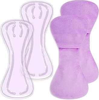 Reusable Perineal Cooling Pad for Postpartum,Gel Pregnant Ice Pack for Postpartum Soothing Relief, Hot Cold Packs for Women After Pregnancy(2 Pcs+2 Washable Sleeves)