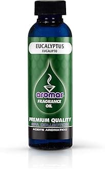 AromarPremium Fragrance Oil, Pack of 3 Eucalyptus 2oz. Bottles. Long Lasting Aromatic Scent, Fresh and Revitalizing Aromatherapy for Living Room, Bedroom, and Kitchen