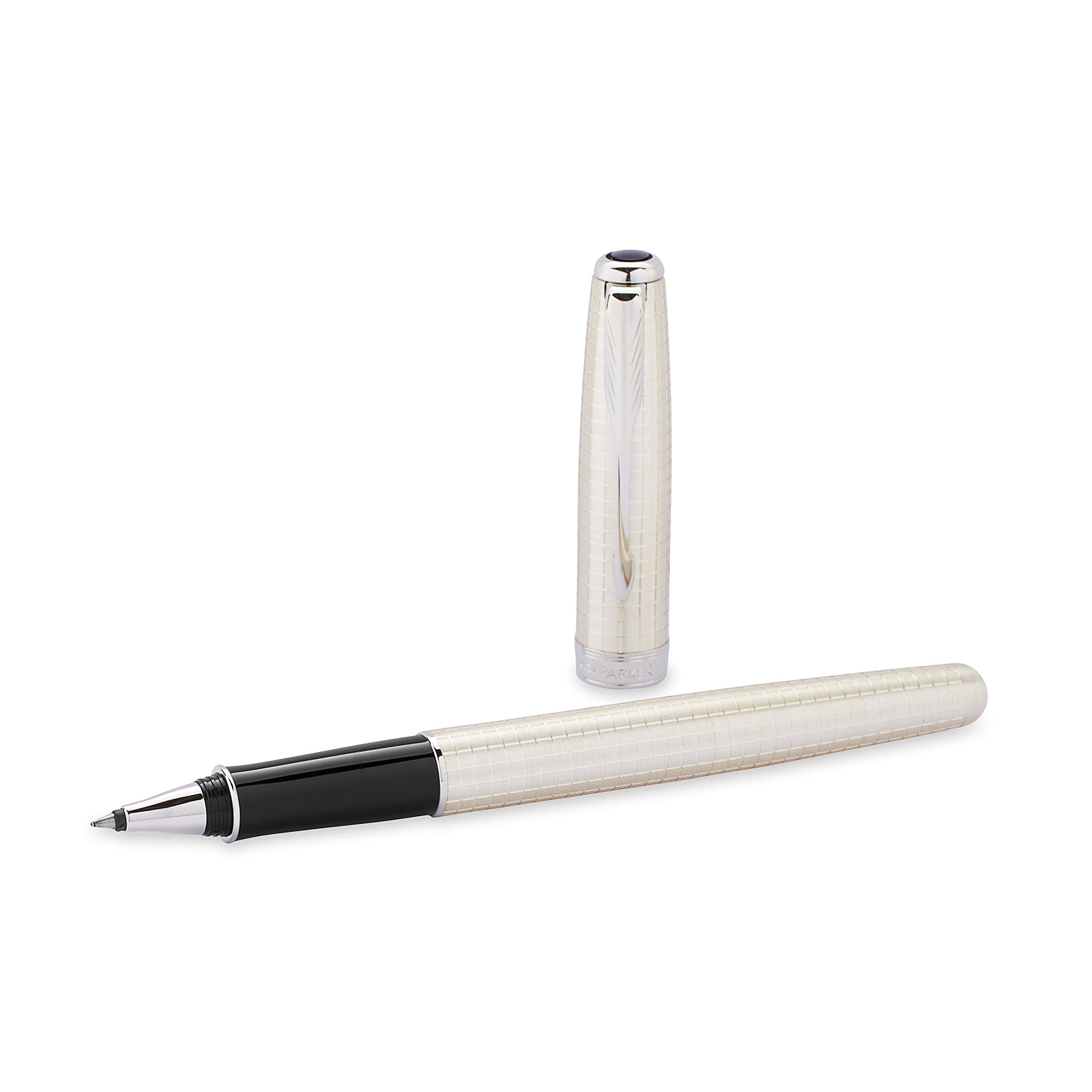 Parker Sonnet 10 Silver Chrome Trim Rollerball Pen Pr8021603