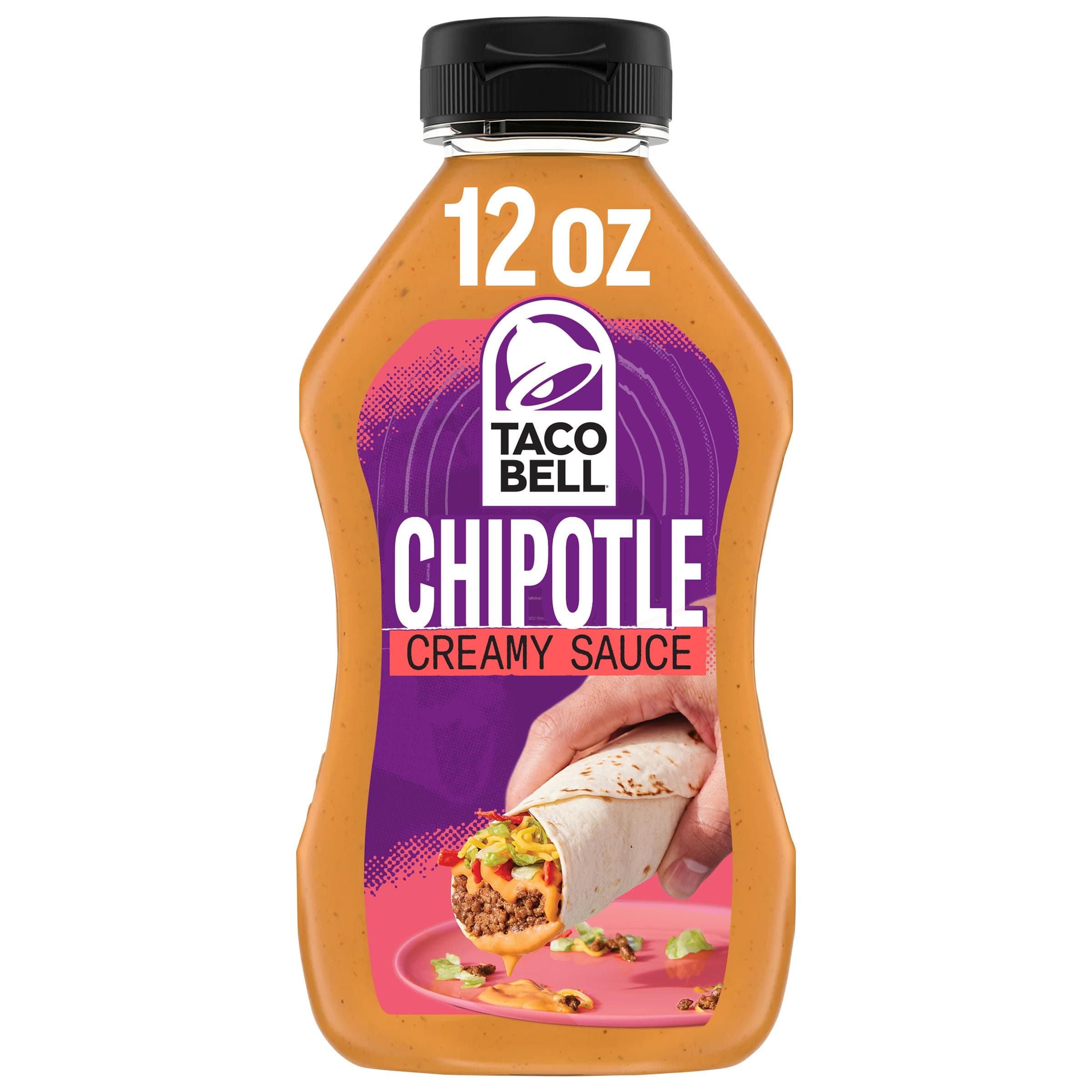 Taco Bell Creamy Chipotle Sauce, 12 fl oz Bottle