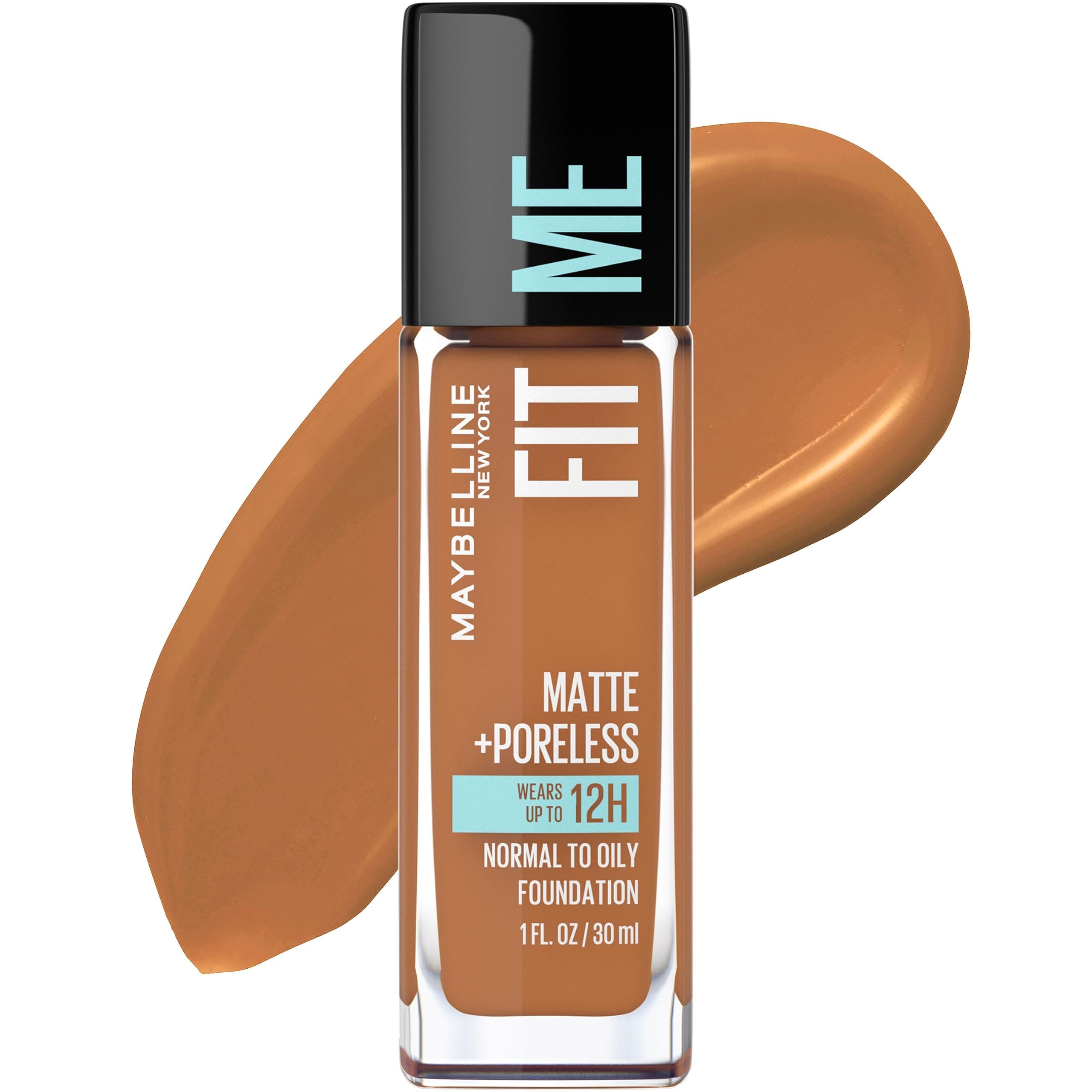 MAYBELLINE - Fit Me Matte + Poreless Foundation Warm Coconut - 1 fl oz (30 ml)