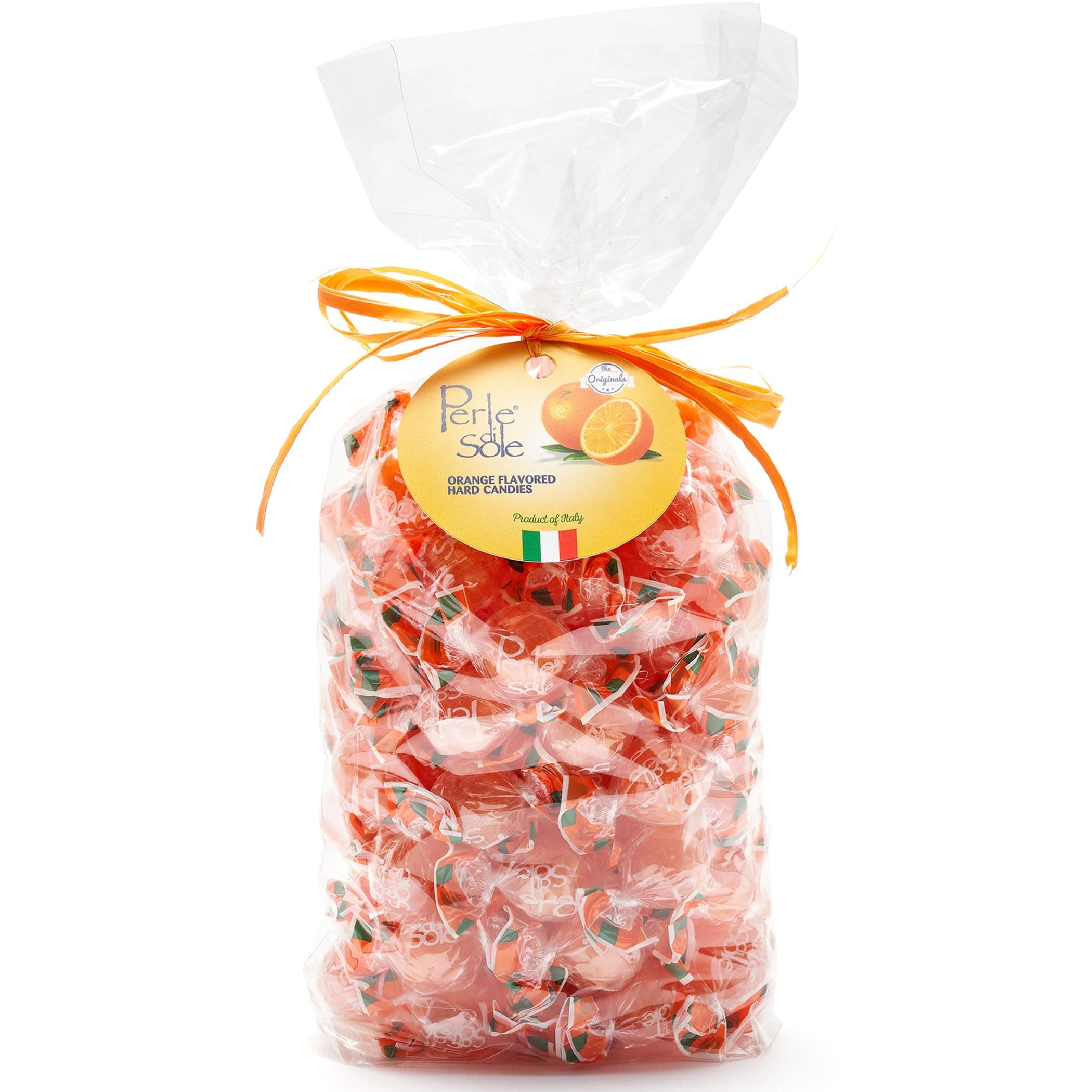 Orange Flavored Hard Candies 1000 Gr. - Perle di Sole