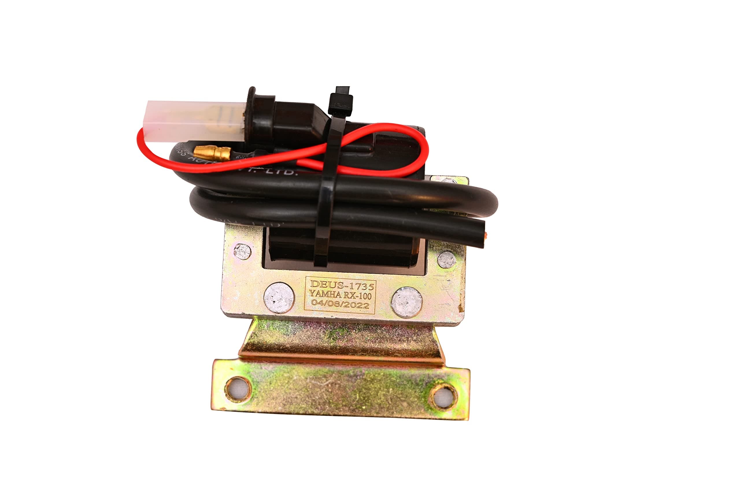 Deutsche Ignition Coil for Yamaha RX-100 | OEM Replacement Part | Yamaha RX 100 Bike Parts All | High Thermal and Electrical Conductivity | Improve Combustion Efficiency