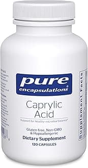 Pure EncapsulationsCaprylic Acid 120 capsules