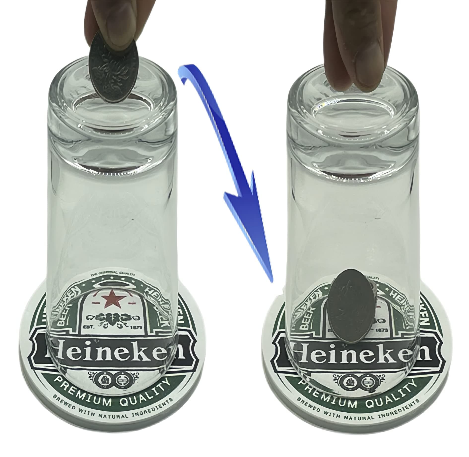 Pony River Coin Magic Trick, The Must Have Gimmick for Parties and Gatherings, Easy to Perform.