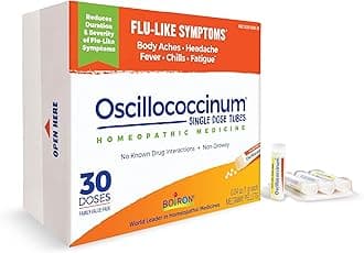 Boiron Oscillococcinum for Relief from Flu-Like Symptoms of Body Aches, Headache, Fever, Chills, and Fatigue - 30 Doses