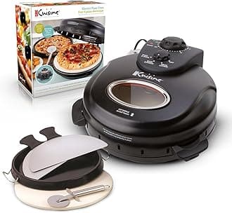 Euro Cuisine PM600 Electric Rotating Pizza Maker - Oven