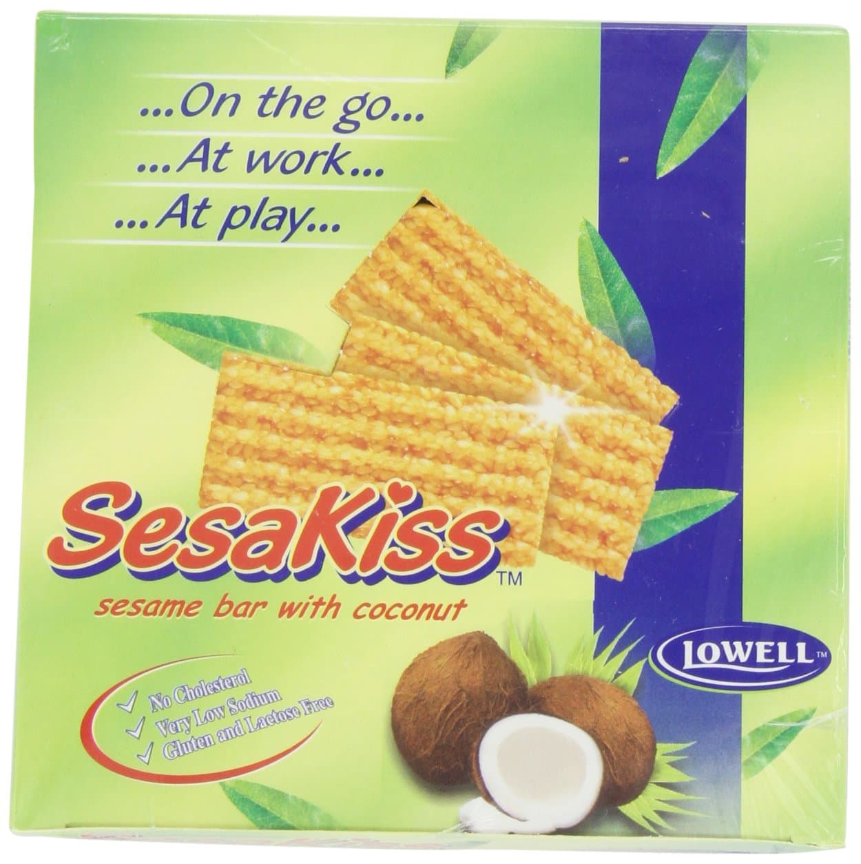 SesaKiss Coconut Flavored Sesame Seeds, 1.06-Ounce Packages (Pack of 48)