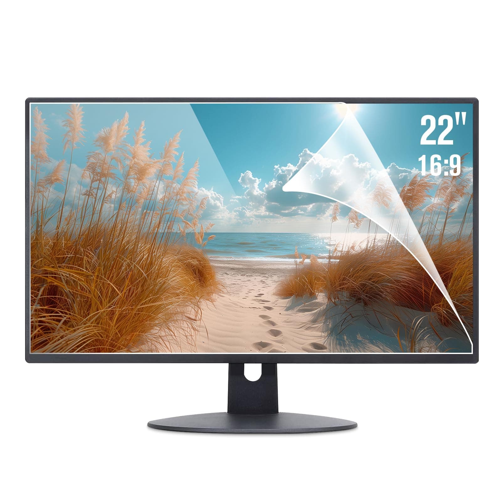 F FORITO 2-Pack Compatible with Philips 22 inch Anti Glare Matte Computer Screen Cover, 22" Eye Protection Anti Reflection & Anti Scratch Glare Screen for Computer Monitor