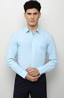 Men's Everyday Solid Slim Fit Full Sleeve Formal Shirt | Cotton-Rich
