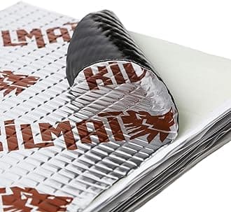 KILMAT Car Sound Deadening Mat, Butyl Automotive Sound Deadener, Audio Noise Insulation and dampening 2 mm 1.7 sqm (80 mil 18 sqft)