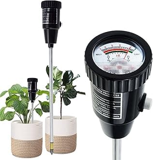 GAIN EXPRESS Soil PH Meter, Soil Moisture Sensor Meter, Soil PH Tester Gardening Tool Kits for Plant, Tree, Soil Tester for Moisture Great for Garden, Lawn, Farm, Indoor & Outdoor Use 295mm Long