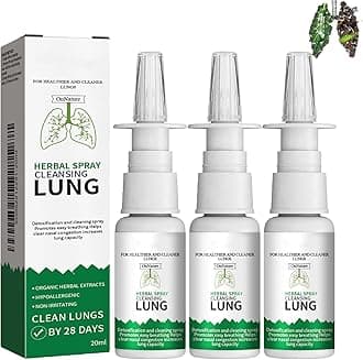 New Upgrade Organic Herbal Lung Cleanse Repair Spray, Onnature Herbal Spray Cleansing Lung,Lung Cleansing Spray (3PCS)