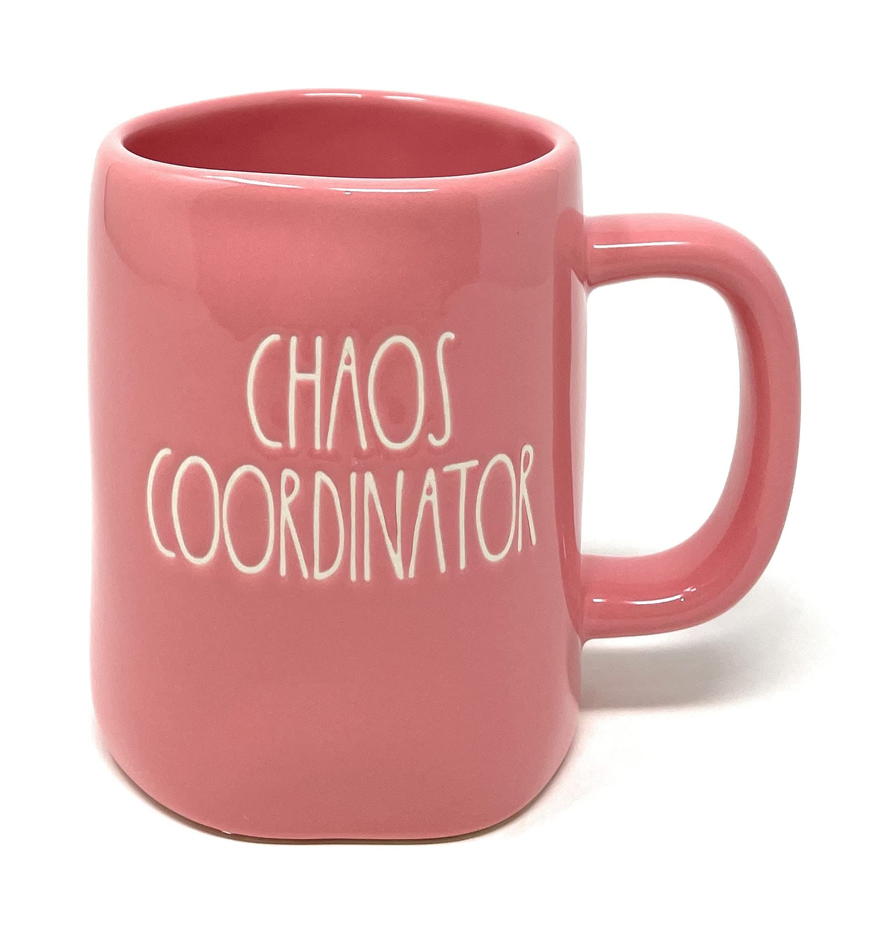 Chaos Coordinator ceramic coffee, Tea ,Soup mug/ cup in Pink.