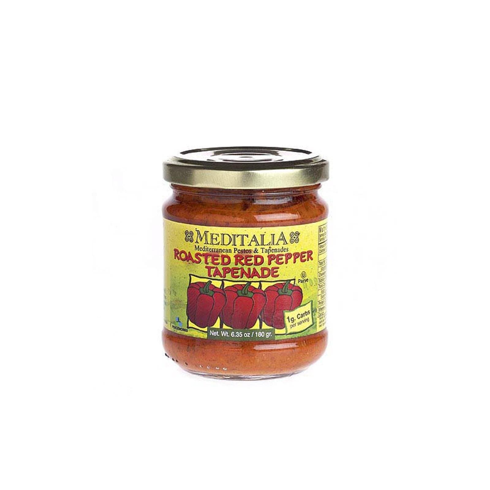 MEDITALIA TAPENADE RSTD RED PPPR, 6.35 OZ