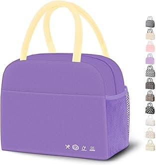 DALINDA Lunch Bag Lunch Box for Women Men Reusable Insulated Lunch Bags for Adults,Leakproof Cute Cooler Lunch Tote Bag, Large Capacity for Work Travel Picnic