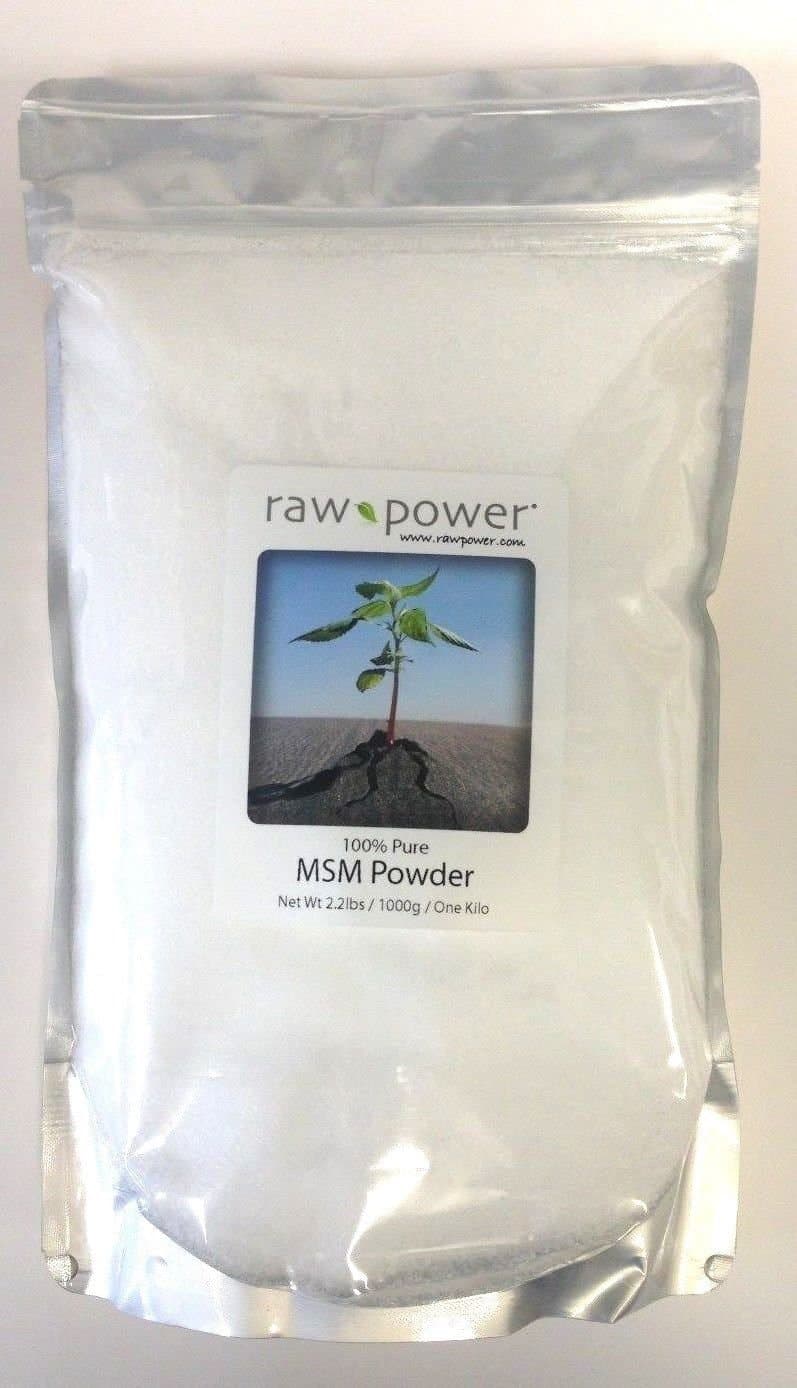 MSM Powder, 100% Pure, (ONE Kilo/2.2lbs/1000g, Made in The USA)
