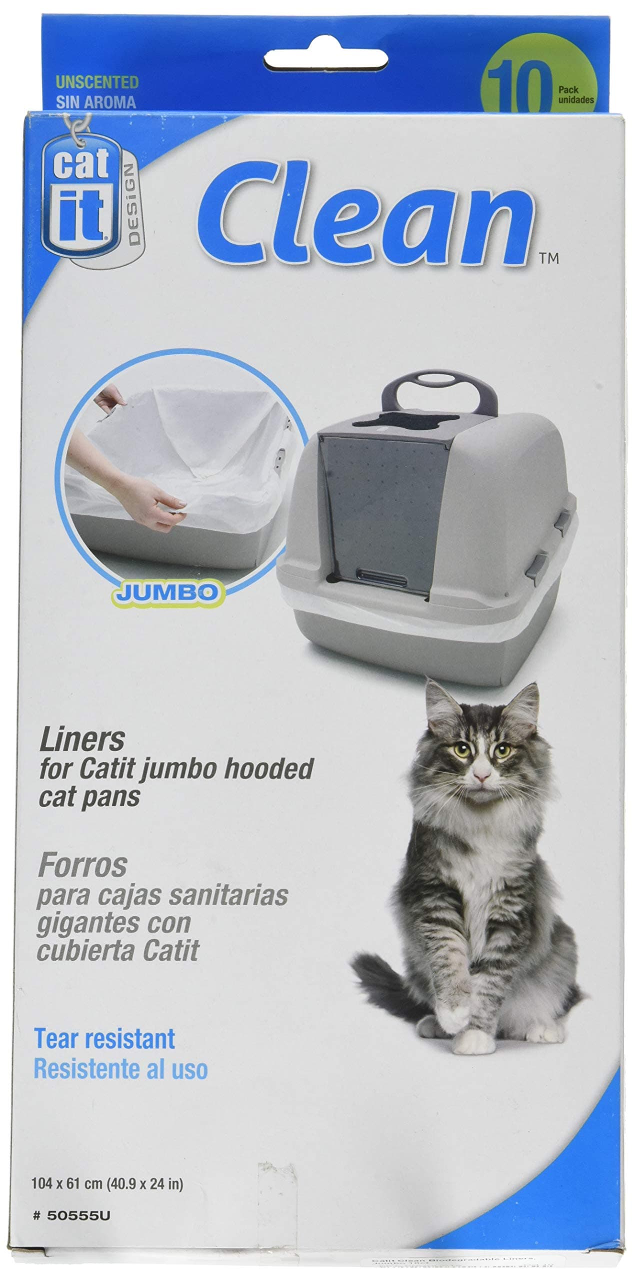 Catit Cat Litter Bag 104 x 61 cm, Pack of 10