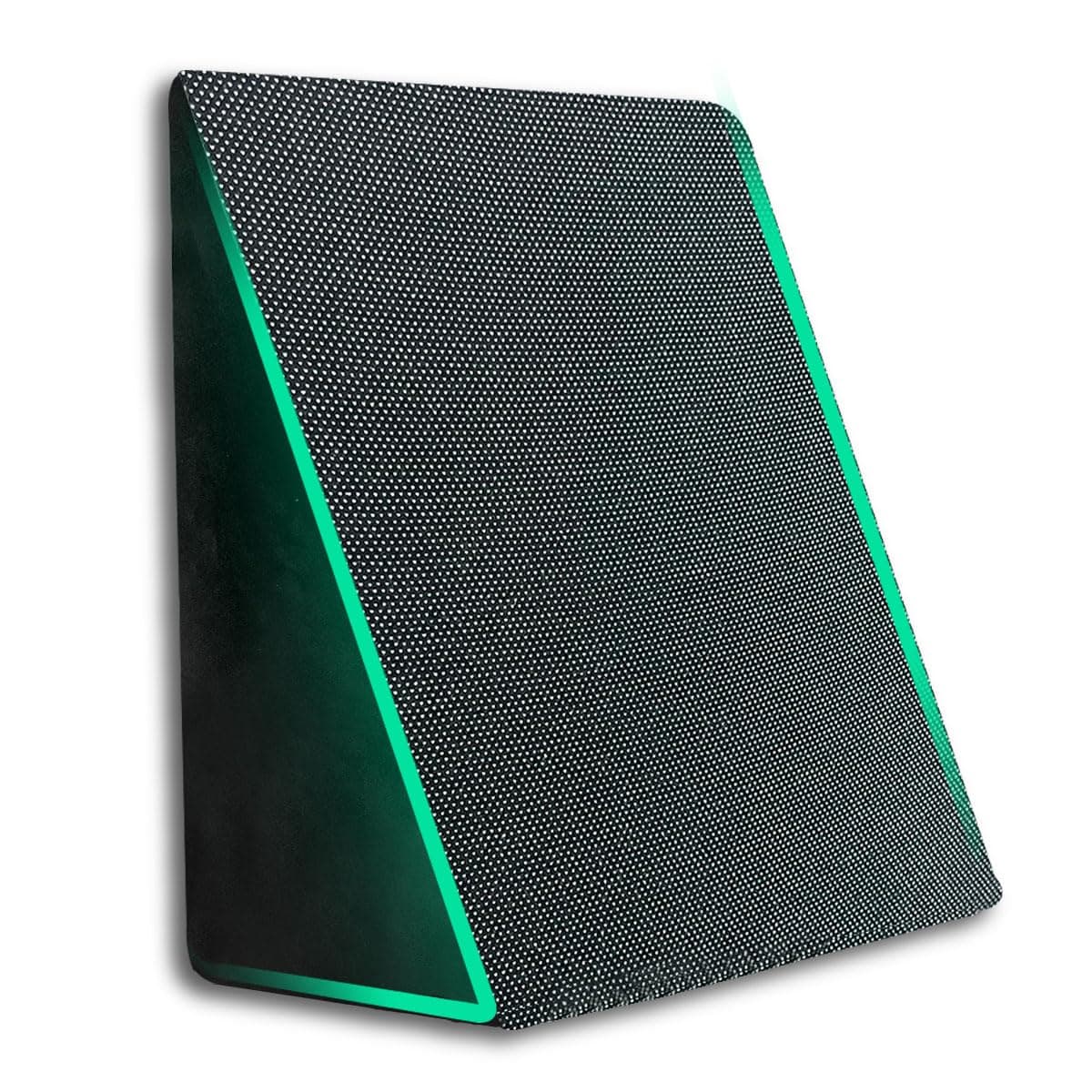 Trajectory Wedge Pillow for Sleeping & Acid Reflux Relief, Memory Foam & High Resillience Foam, Orthopedic Wedge Cushion for Leg Elevator, Pregnancy, GERD Black