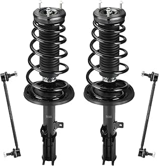 Rear Strut Assembly & Sway Bar Links 2007-2012 Camry Exc. SE Models, for 2008-2012 Toyota Avalon, Shock Absorbers Replace 172309 172310 4PCS
