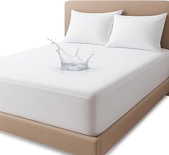 Family Bedding Waterproof Mattress Protector Super King | Cotton Terry Top, Fitted, Anti-Allergy, Breathable & Washable Bed Cover (183x200 cm)