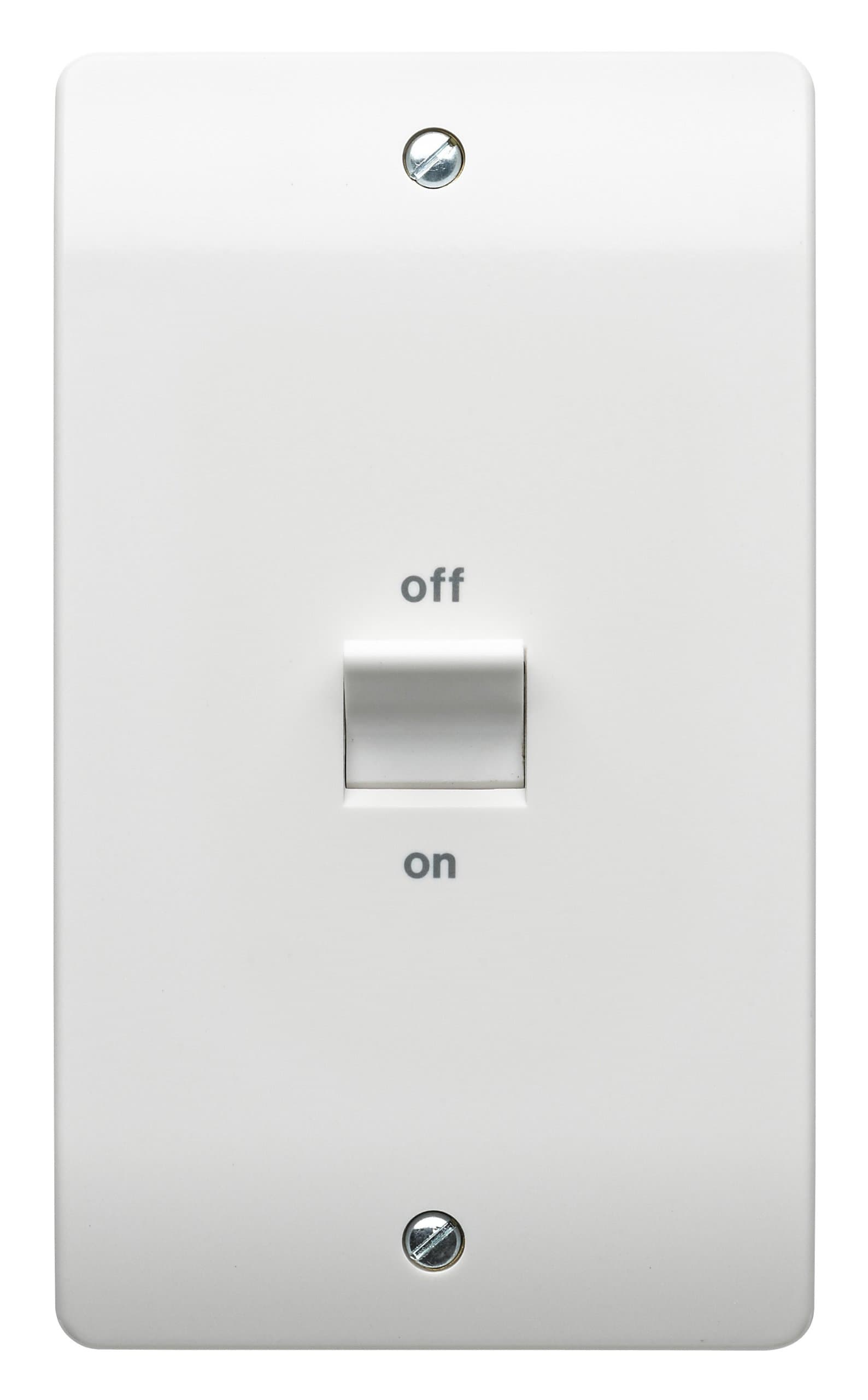 Mk K5205WHI 50A 2-Gang Double Pole Switch