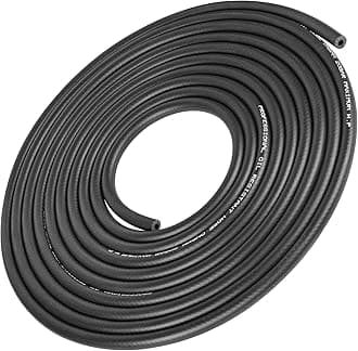 1/4 Inch (6mm) ID Fuel Line Hose 15FT NBR Rubber Push Lock Hose High Pressure 300PSI for Automotive Fuel Systems Engines