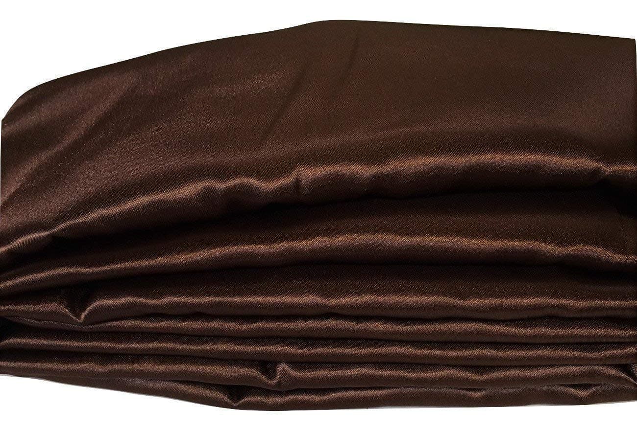 Cord Cover Brown Satin Fabric Handmade 100 Sizes Available