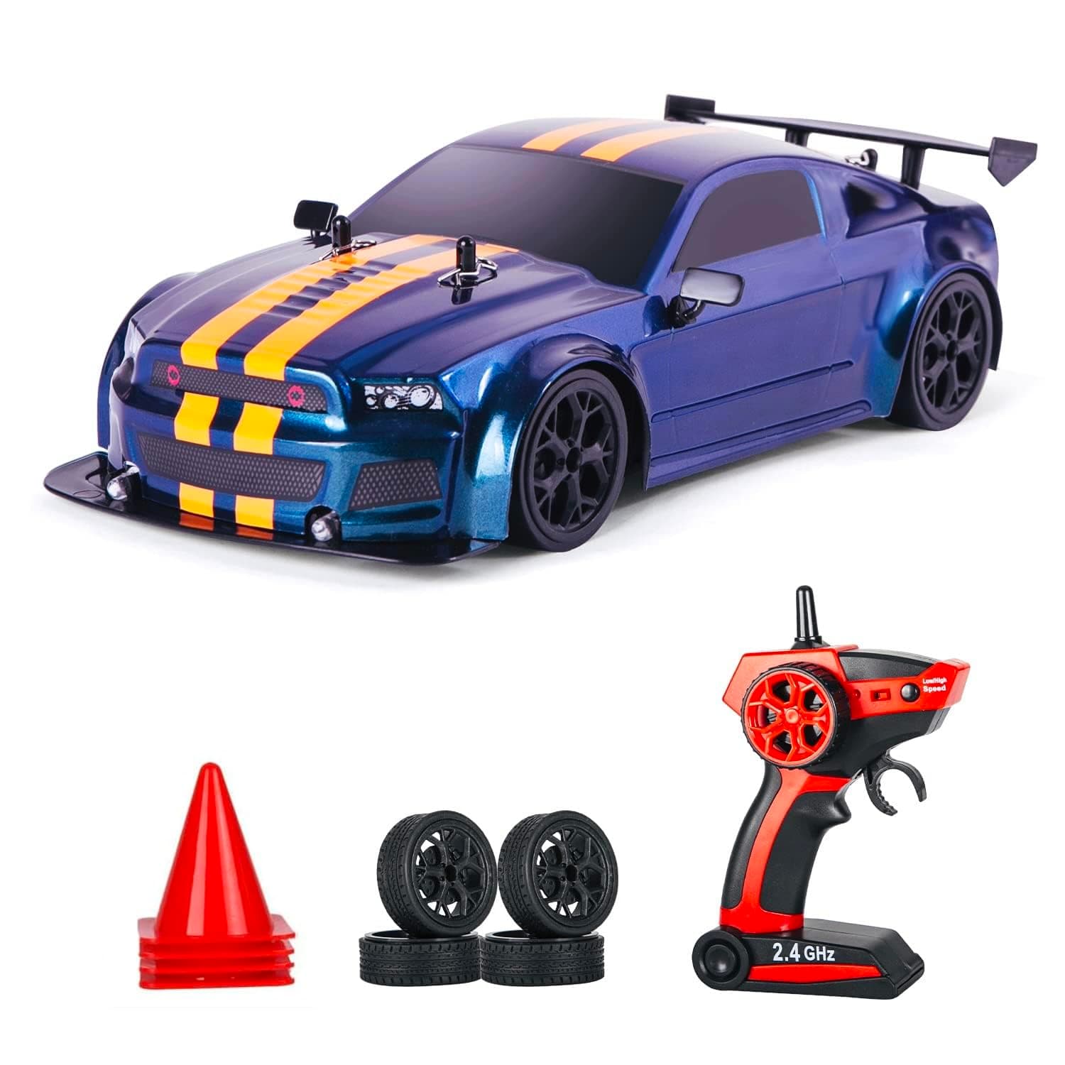 RC Drift Car, 1:14 Remote Control Car 4WD Drift GT RC Cars Vehicle High Speed Racing RC Drifting Car Gifts Toy for Boys Kids