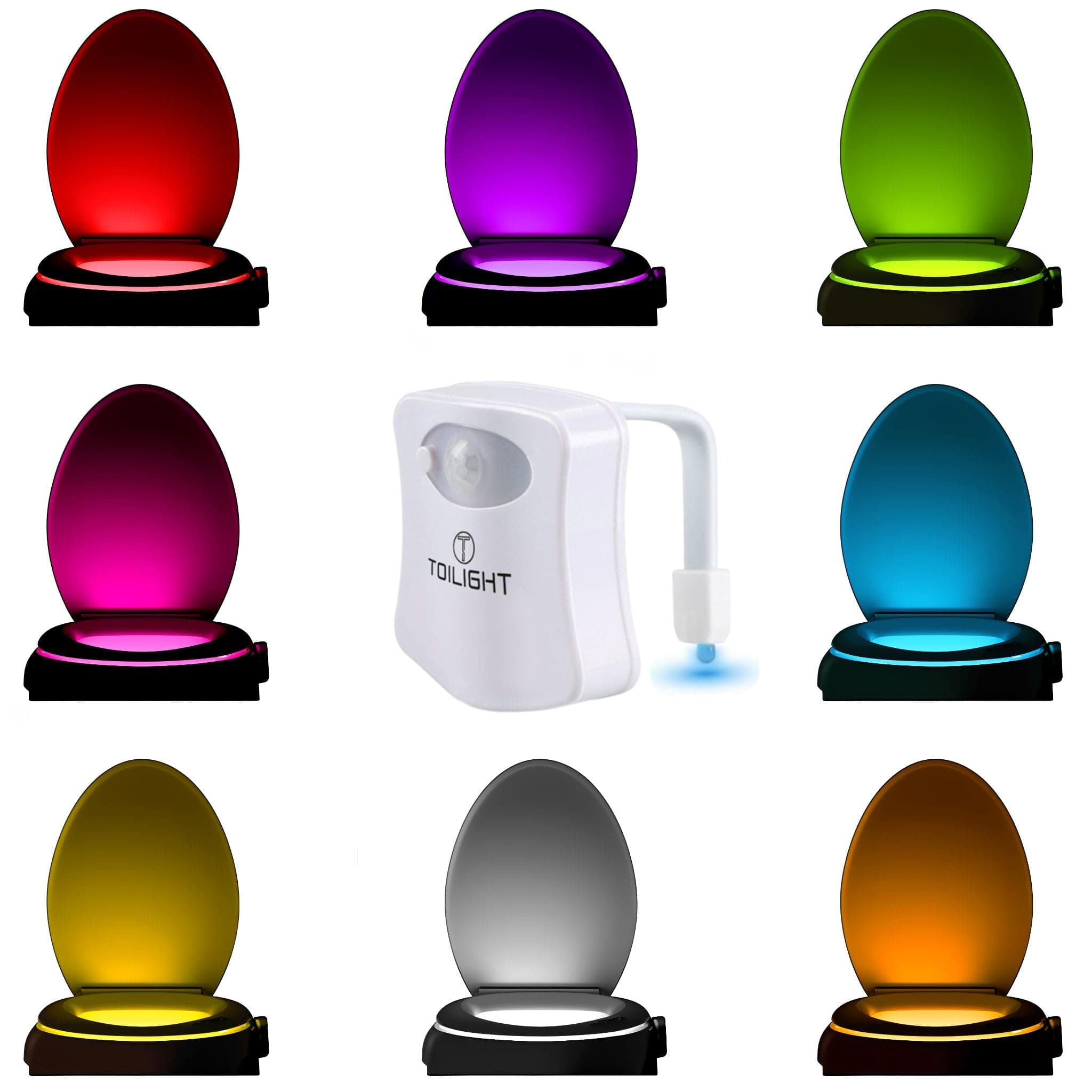The Original Toilet Bowl Night Light. Motion Sensor Home Gadgets for Men Women Dad Gifts for Men Fathers Day Christmas. Funny Novelty Bathroom Accessory. Birthday Presents. Fun Cool Gadgets Gift