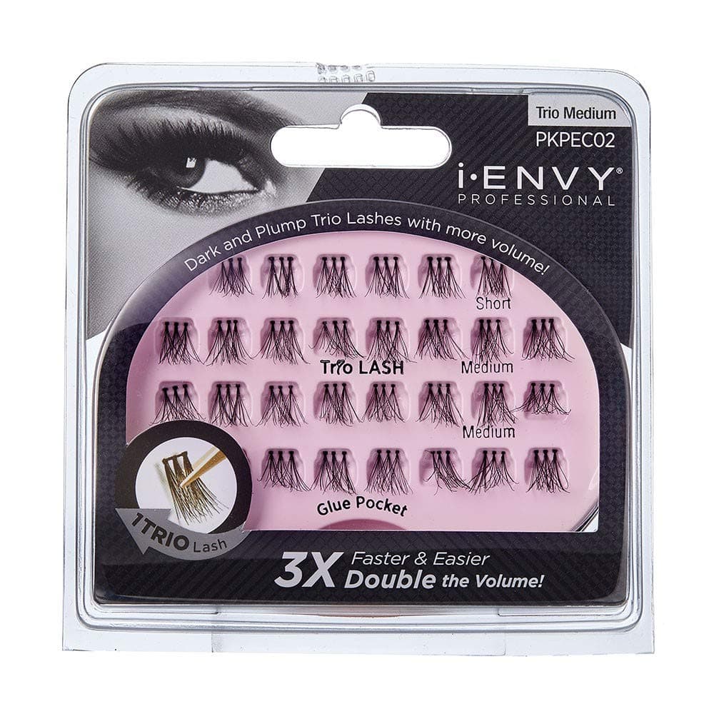 I-ENVYSingle Lash Eyelashes Pro Trio Classic Medium, Single Standard