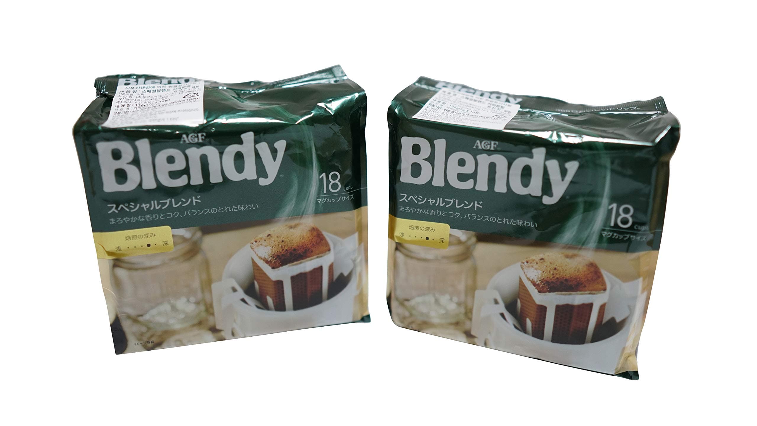 AGF Blendy Special Blend Single Serve Hand Drip Coffee 36 pack(18 pack of 2)