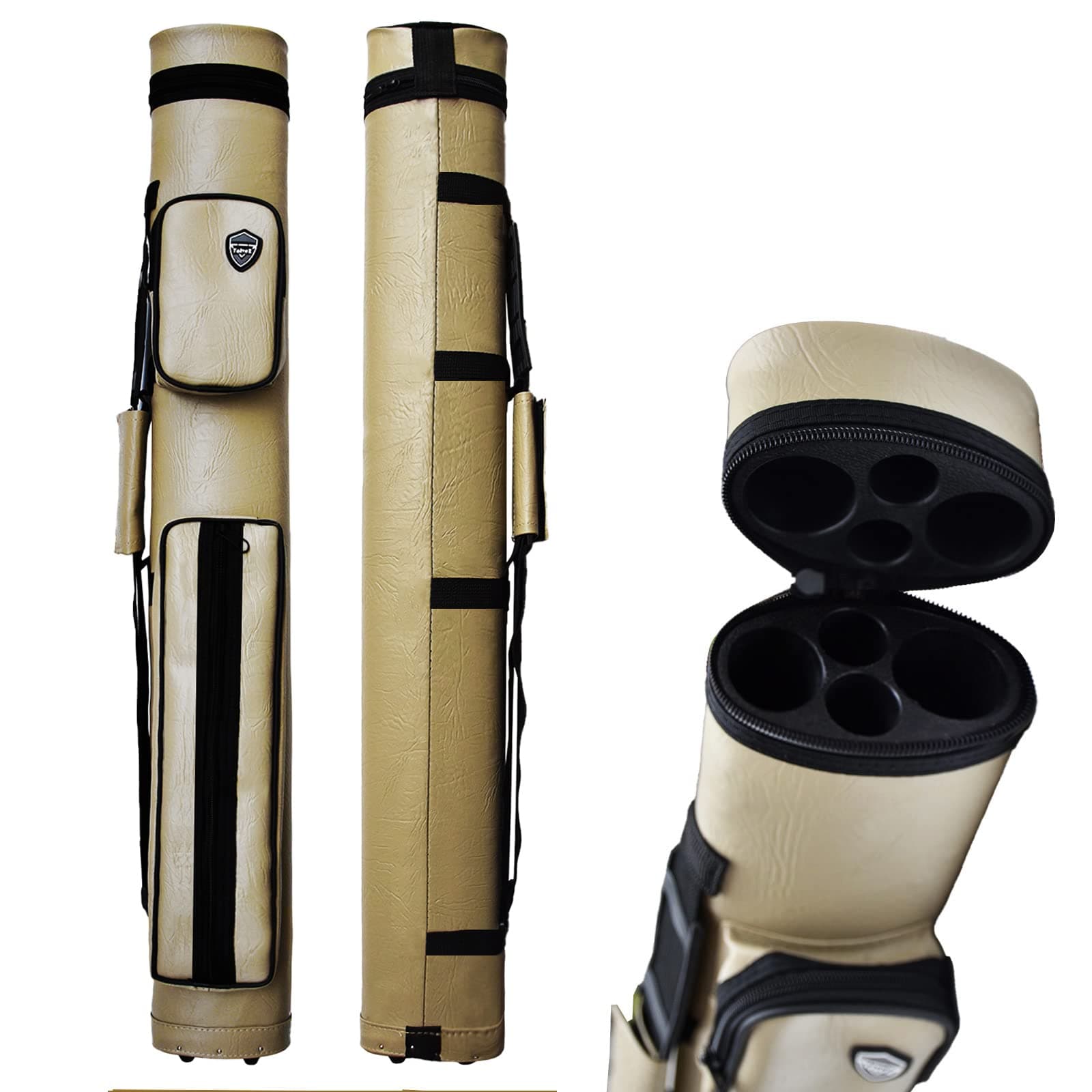 TalveX 2x2 Hard cue case Pool Cue Billiard Stick Carrying Case