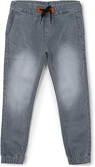 Urbano JuniorsBoy's Slim Fit Mid Rise Stretchable Jogger Jeans