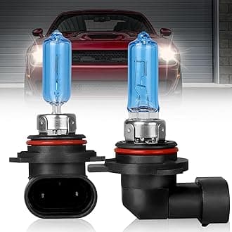 9012 High Performance Headlight Bulbs For Dodge Challenger 2015-2020 Halogen Bulbs, 9012 HIR2 High Low Beam Light Bulbs Super Bright 5000K Front Light Car Replacement Bulb, 2PCS