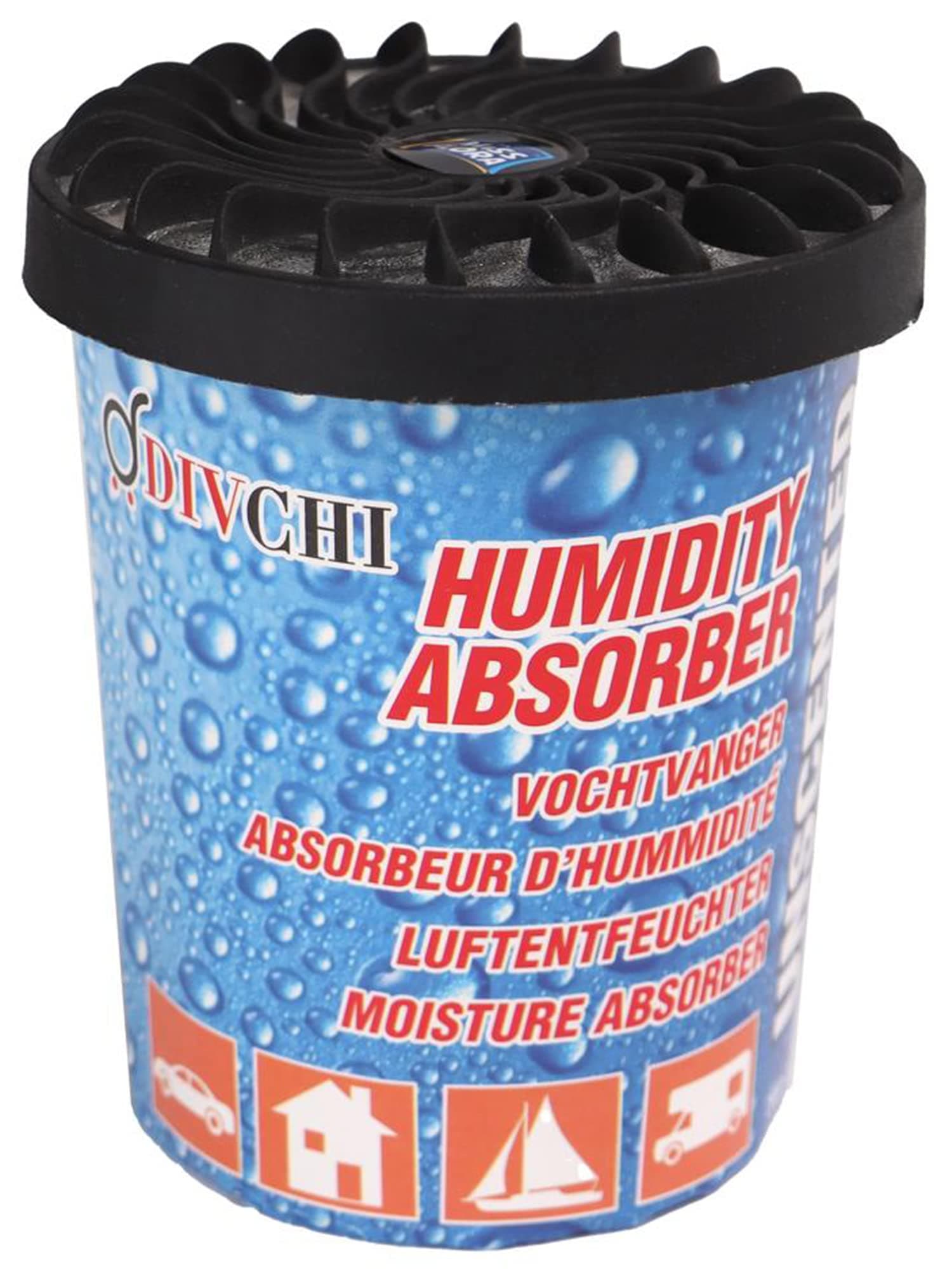 DIVCHI Moisture Absorber Neutral Dehumidifier, Stop Damp, Mildew, Mould Condensation Moisture Absorber Remover for Rooms, basements, bathrooms, Boats, RVs, Humidity Absorber (Moisture Absorber Device)