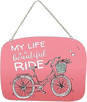 Artvibes Beautiful Ride Quote Wall Hanger for Home|Office|Living Room|Gift, Wall Decoration (WH_5505N)