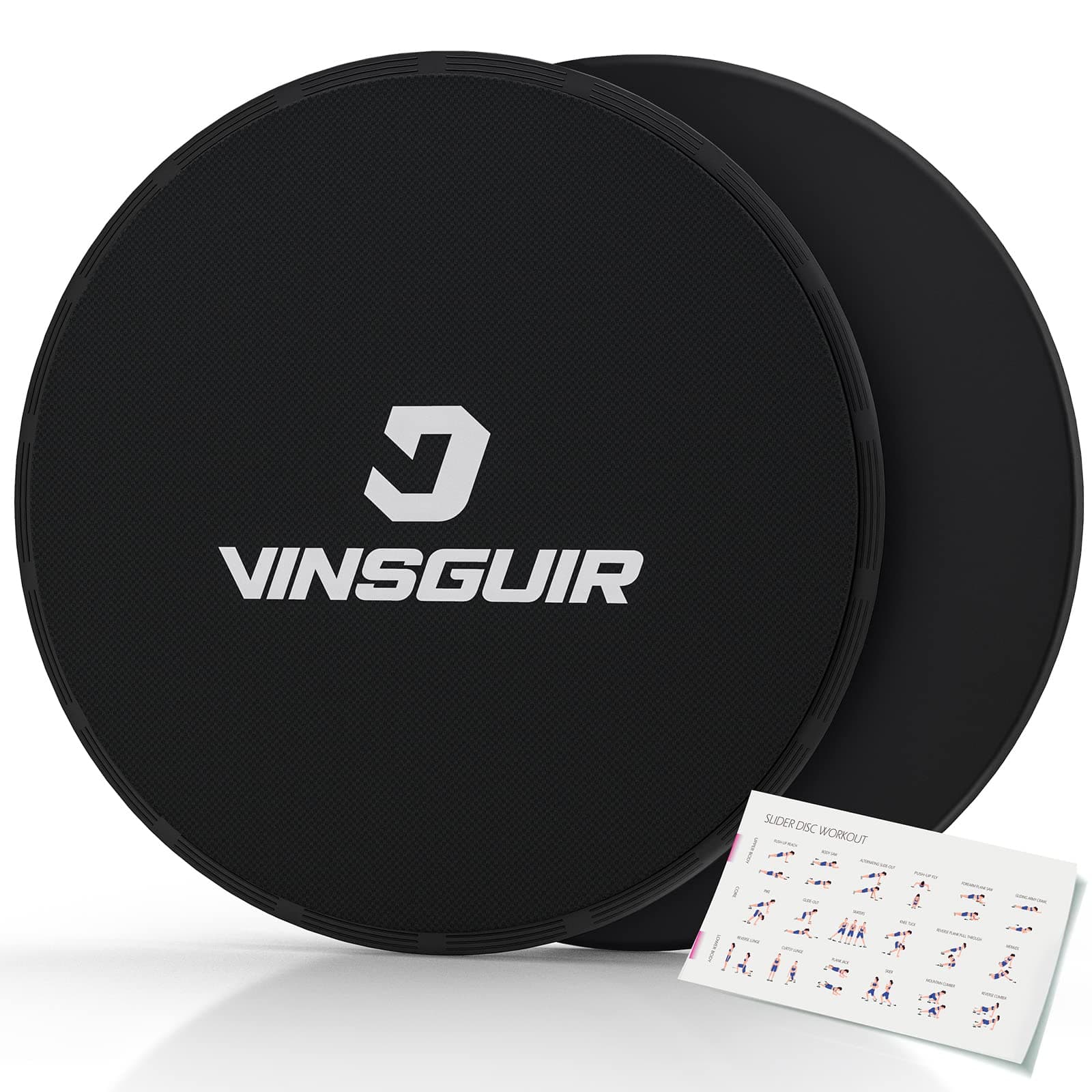 Vinsguir Core Sliders for working out,Dual Sided Workout sliders for exercise fitness ab workout,Exercise Gliding Discs,Gliders for Exercising & Core Strength Training