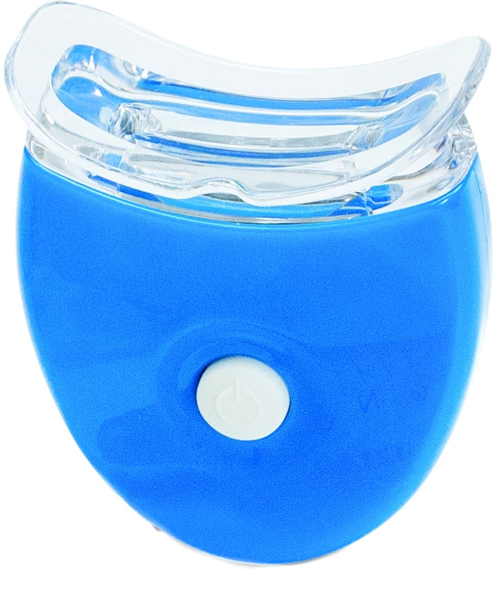 Blue LED Teeth Whitening Accelerator Light Speeds Up Tooth Whitening Process When Used With Teeth Whitening Gel