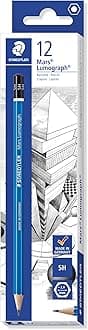 Staedtler Pencil 5H Mars Lumograph Writing Drawing 12 Pieces 100-5H*12