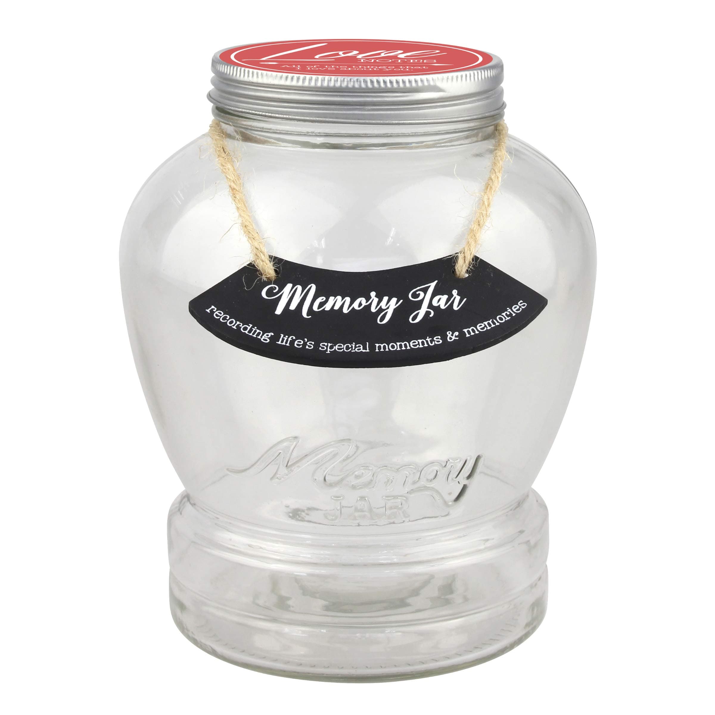 Top Shelf Marine Products TS-MJ001 Love Notes Memory Jar, Glass