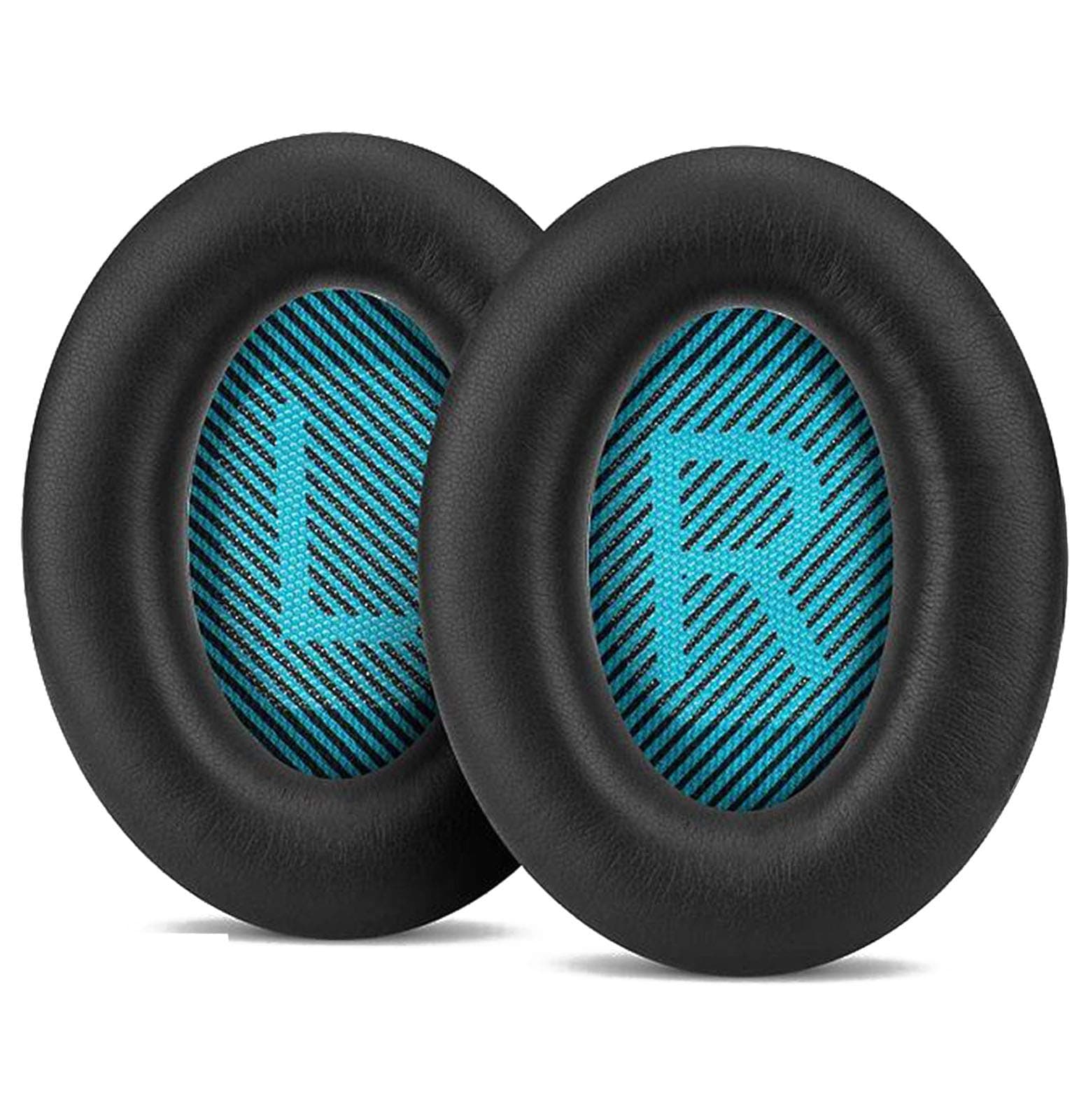 Replacement Ear Pad Cushion Memory Foam Ear Cup Repair for Bose Headphones Quiet Comfort 2 Qc2, Qc15, 25 Qc25, Ae2, Ae2I, Ae2W Headphone (Black 2)