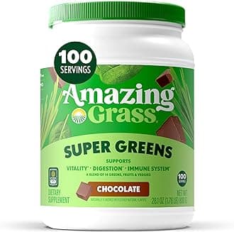 Amazing Grass Green Superfood Chocolate Drink Powder 8.5 Oz.