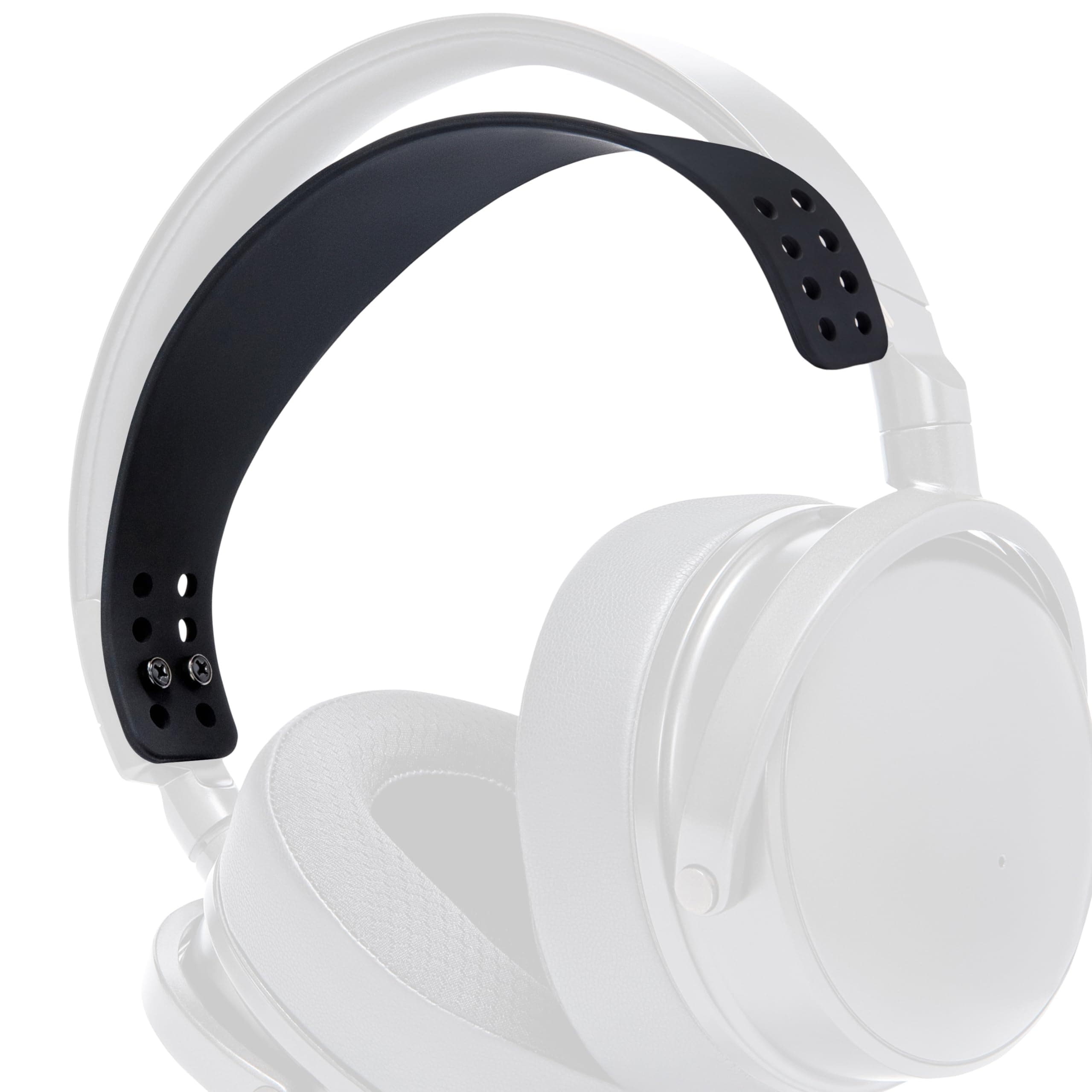 HeadbandZ Maxwell - Improved Silicone Headband for Audeze Maxwell by Wicked Cushions - Improved Flexibility, Comfort and Style with Matching Ear Pad Designs| Black