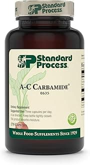 Standard Process A-C Carbamide - Supports Healthy Excretion of Urine & Cellular Fluid Levels - Contains Vitamin A & Antioxidant Vitamin C - Gluten-Free, Non-Dairy & Non-Soy - 270 Capsules