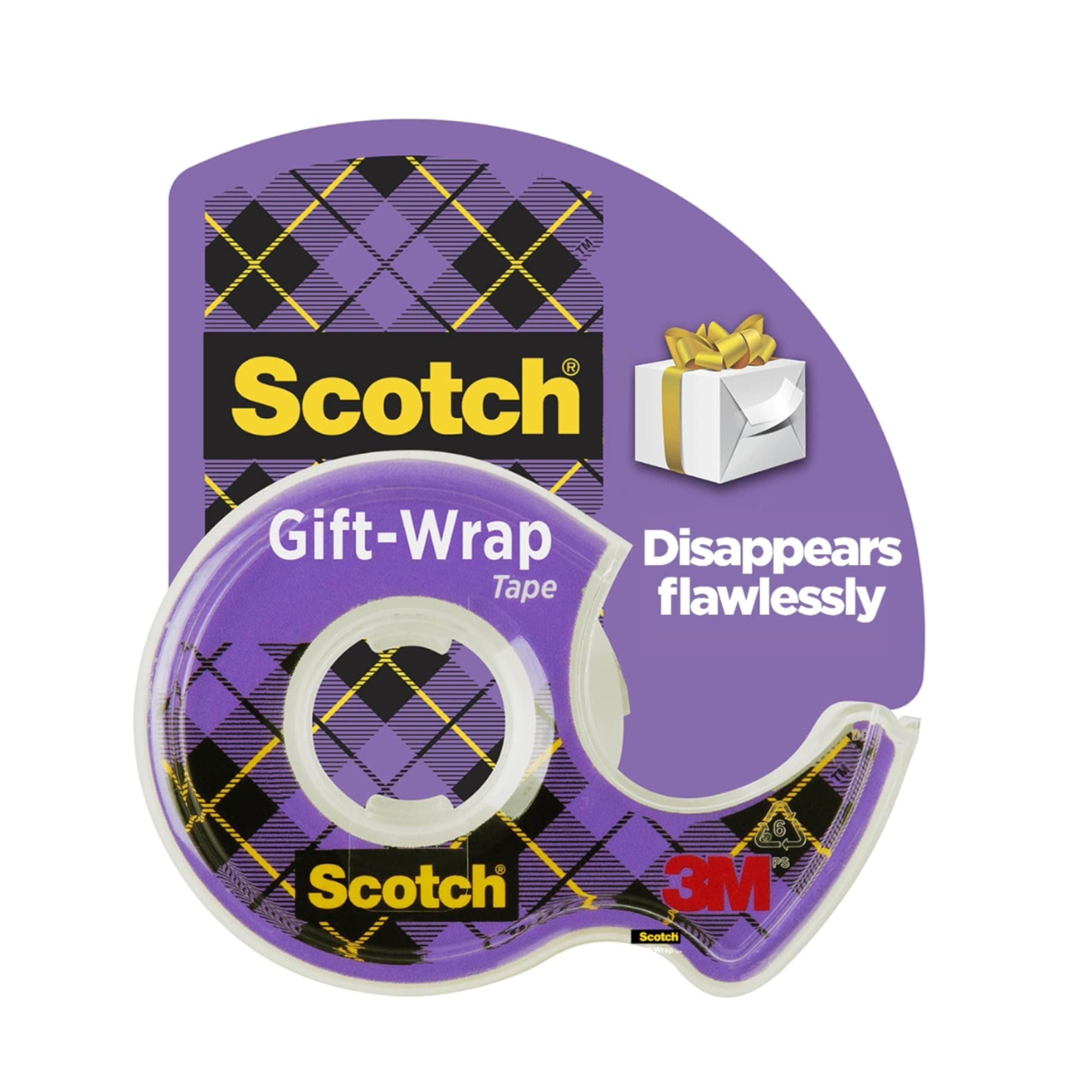 Gift-Wrap Tape, 3/4 x 650 in, 1 Dispenser/Pack (15)