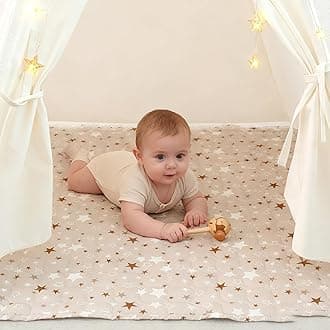 Teepee Tent Mat for Kids-Portable Children Play Tent Indoor Outdoor Padded Mat for Kids Play Tent (47"x47" Mat)