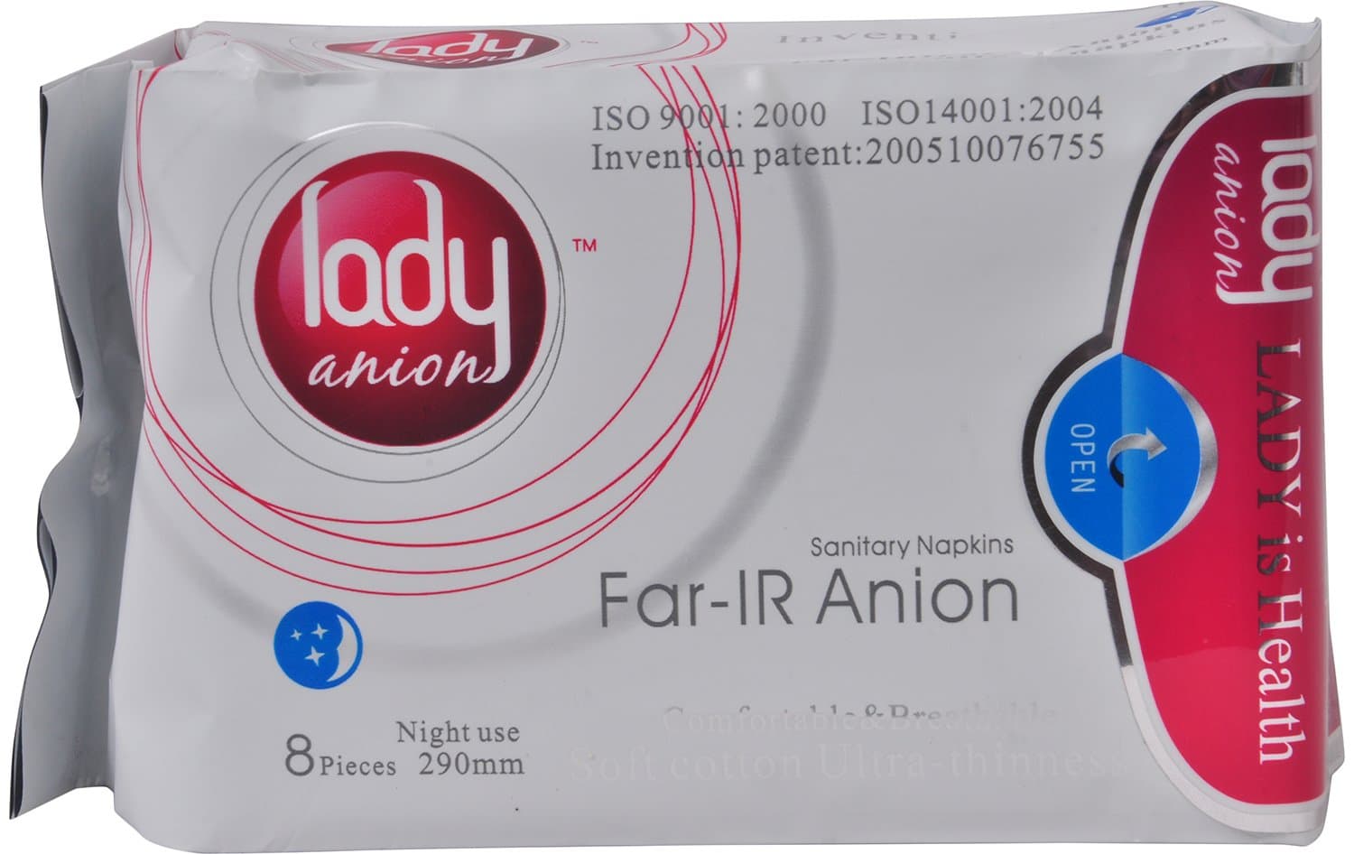 Lady Anion Sanitary Napkins