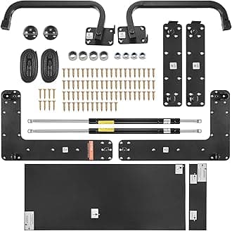 VEVOR Murphy Bed Kit, Twin Size, Deluxe DIY Wall Bed Mechanical Hardware Kit, Pneumatic Lever Heavy Duty Bed Frame Support, Folding Cabinet Wall Bed Space Saving Design for Guestroom, Easy to Build